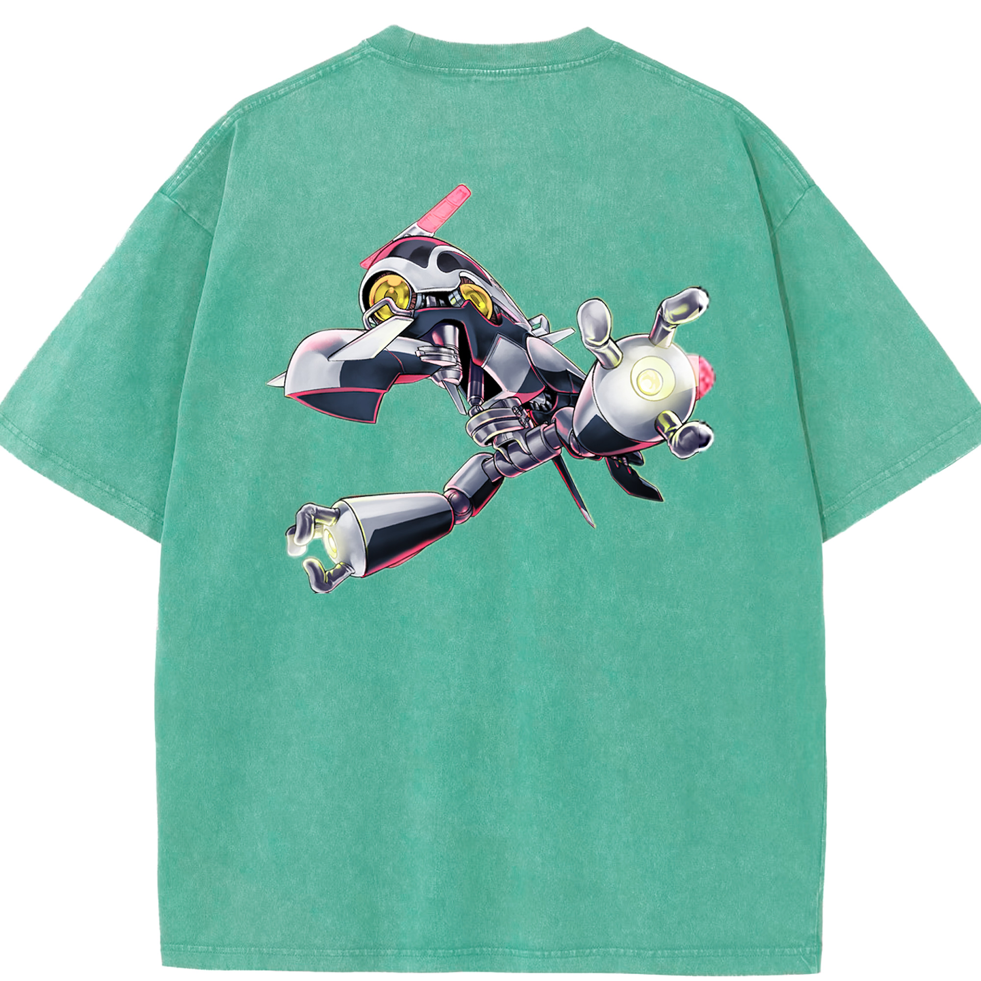 （画像用） 遊☆戯☆王 Yu-Gi-Oh! 綿100% ヴィンテージ風 半袖Tシャツ（背面プリント）